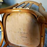 Chaise de bistrot en bois courbé Mahieu