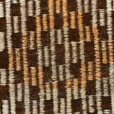 Green & Red Details Vintage Kilim Rug, Oushak Area Rug, 233x300Cm