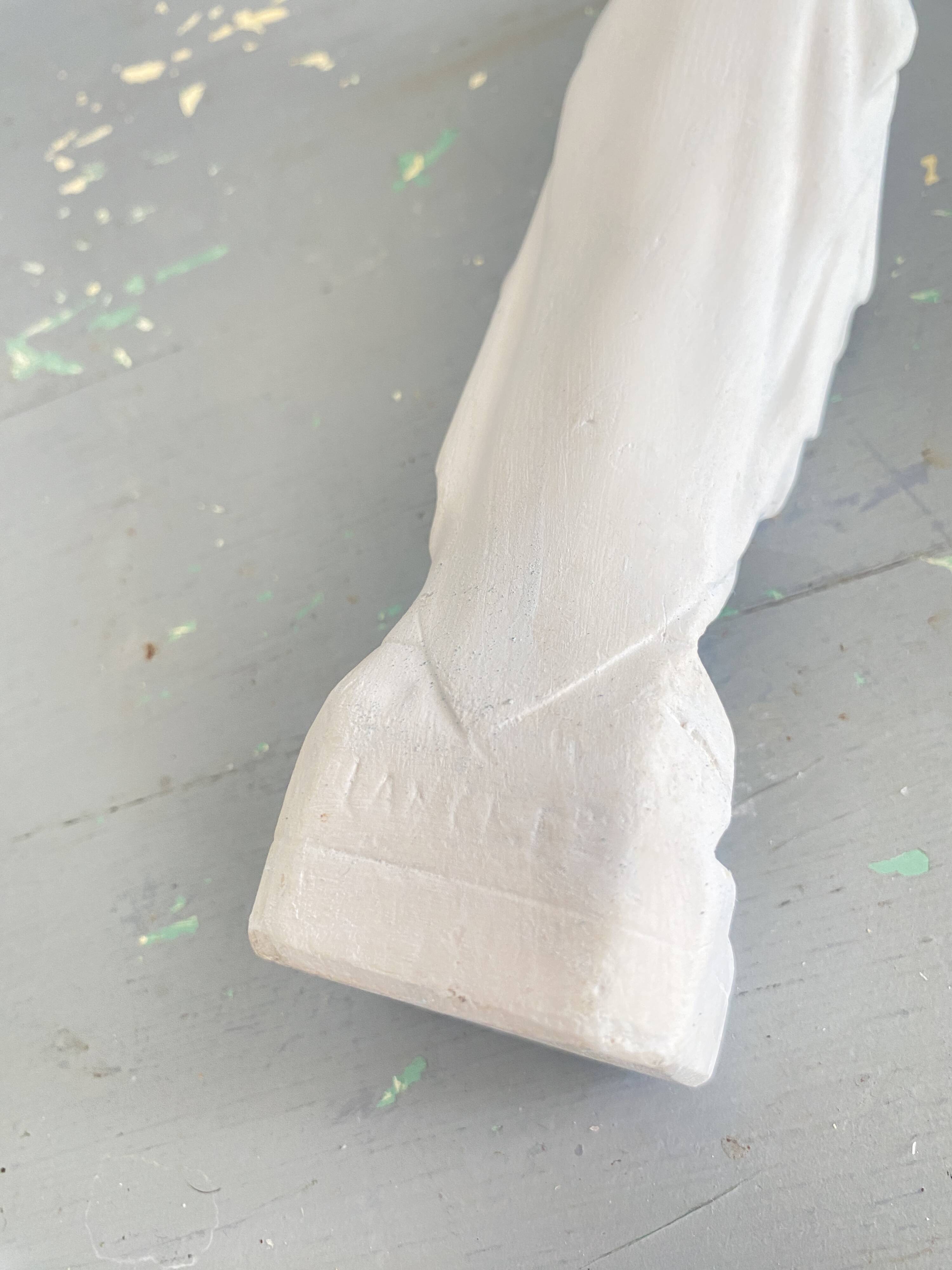 Virgin statue in plaster 25 cm