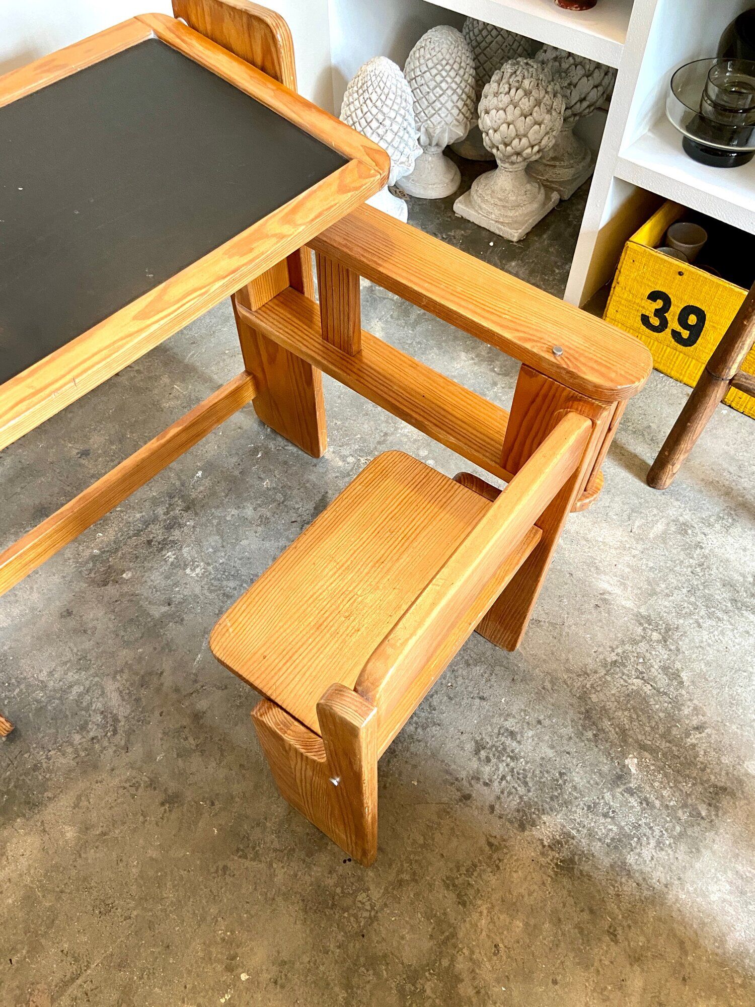 Bureau modulable Trama pour enfant en bois clair