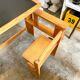 Bureau modulable Trama pour enfant en bois clair