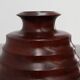 Large French turned wood vase in Art Deco style, ca. 1925