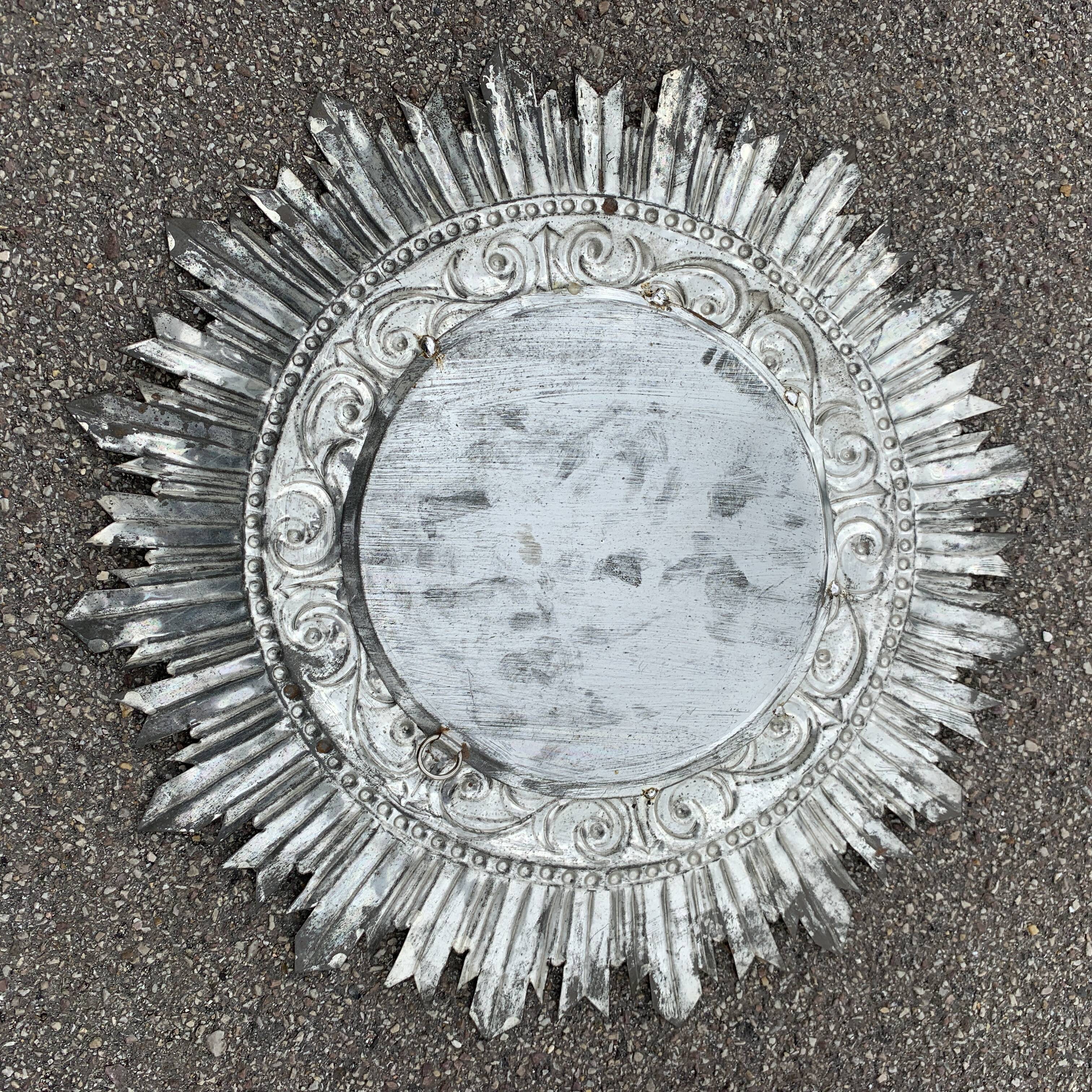Tin sun mirror - 48cm