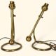 Pair of Table Lamps / Wall Lights by Kaare Klint (1888-1954), 1950s.