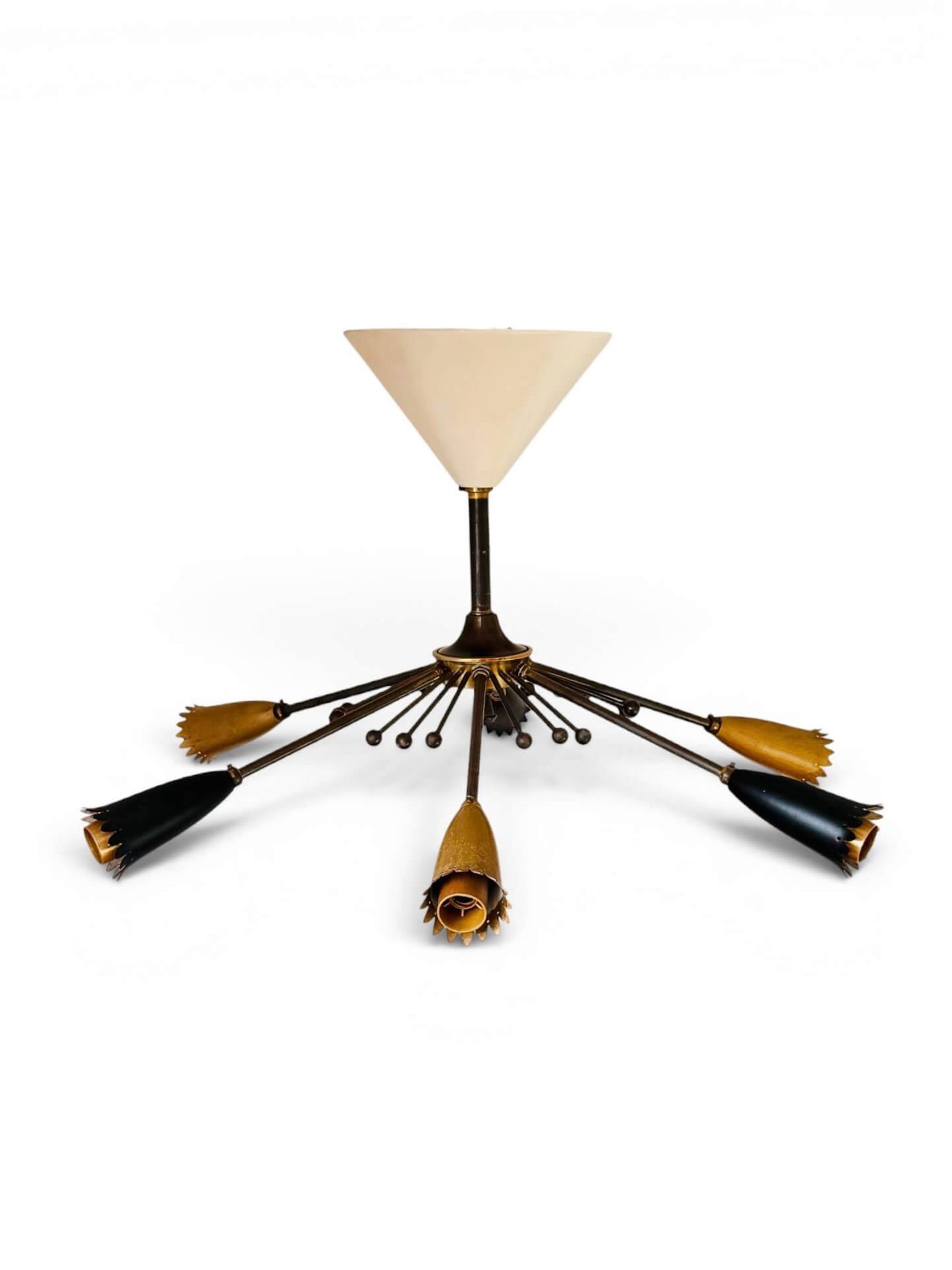 Renovated vintage Sputnik chandelier
