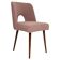 Mid-century pink boucle shell chair, Europe, 1960s