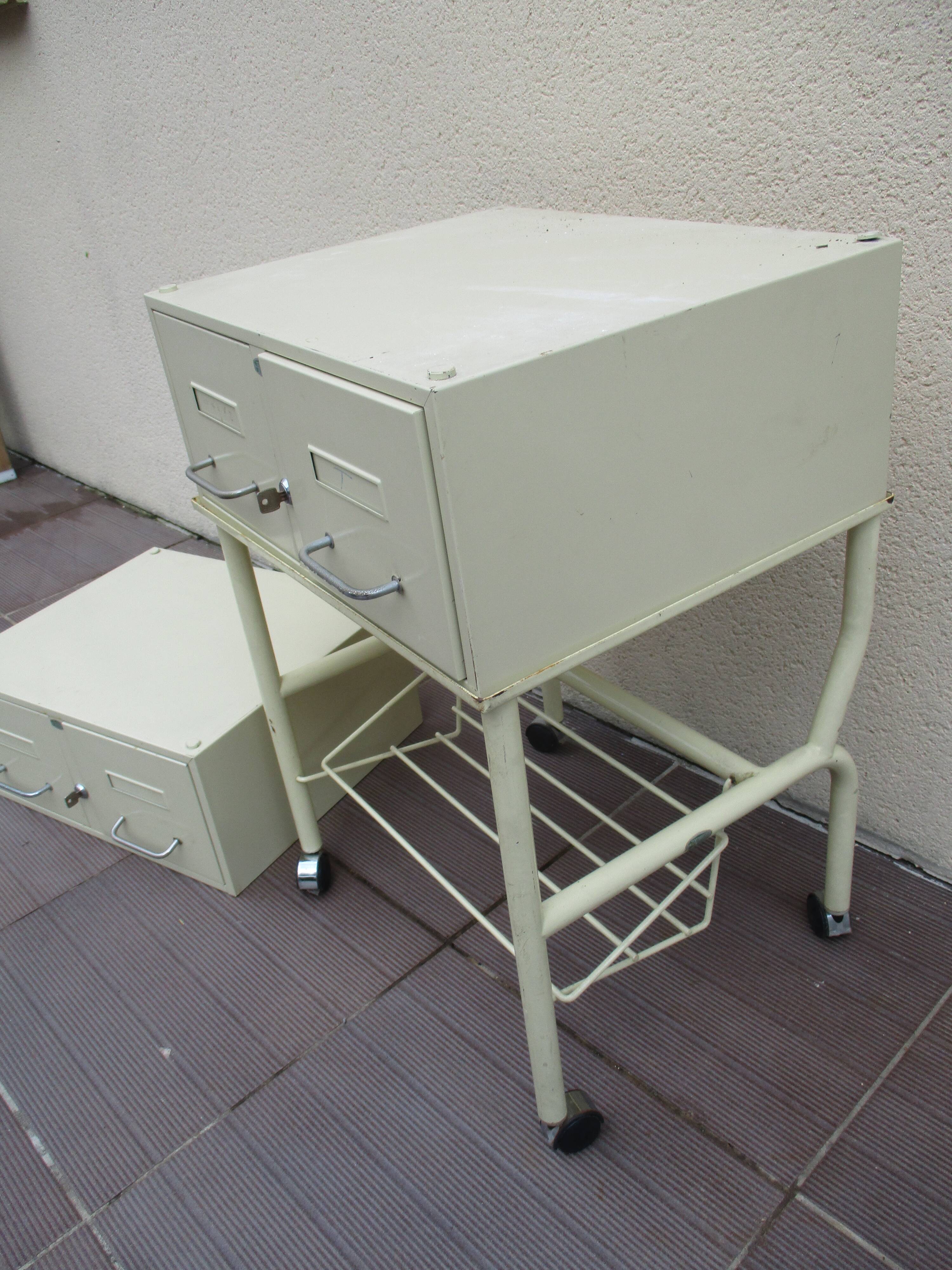 Meuble industriel de dentiste roulette vintage oedip cerem Selency