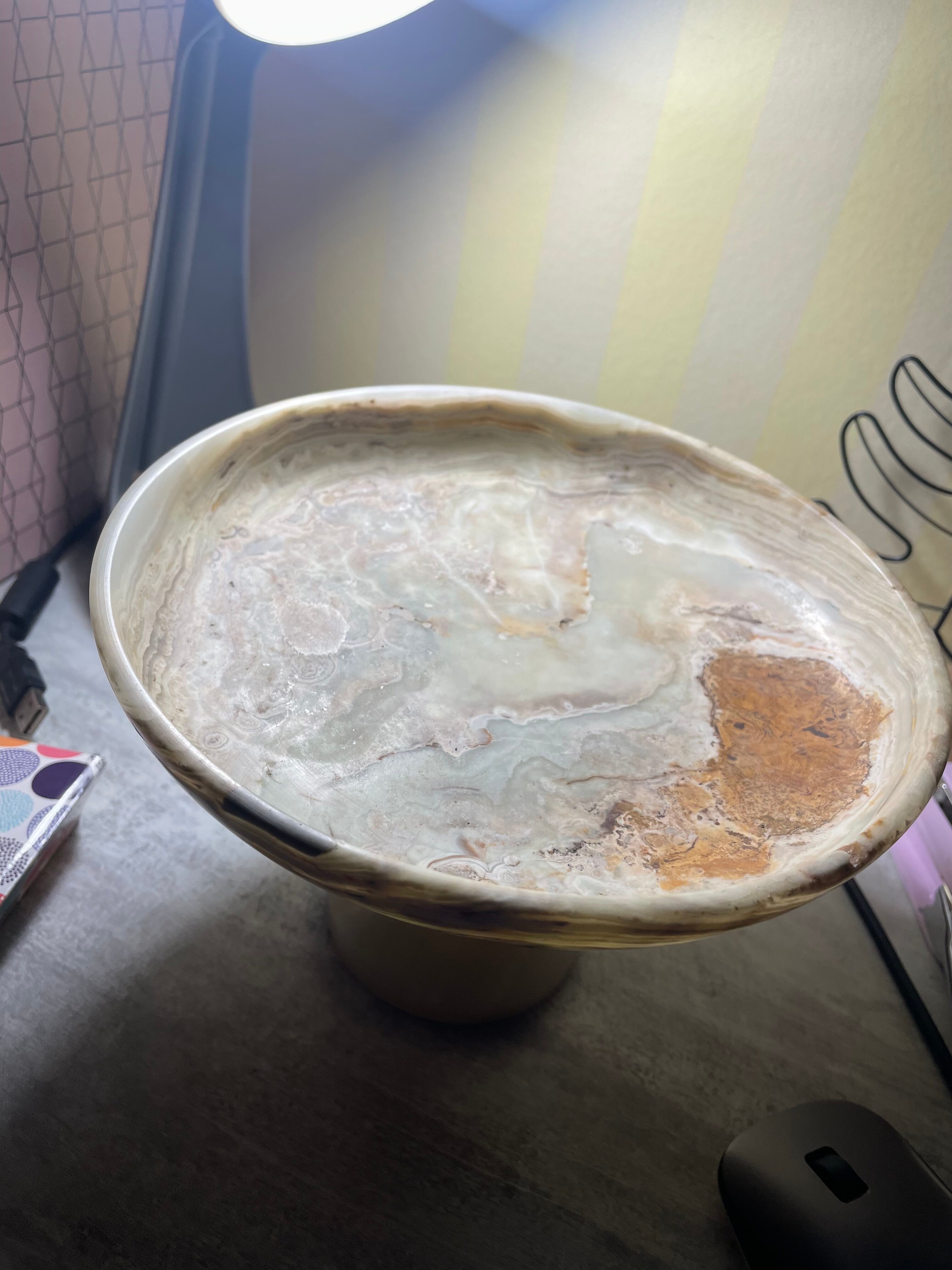 Alabaster cup