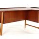 Danish boomerang desk by Peter Løvig Nielsen for Hedensted Møbelfabrik
