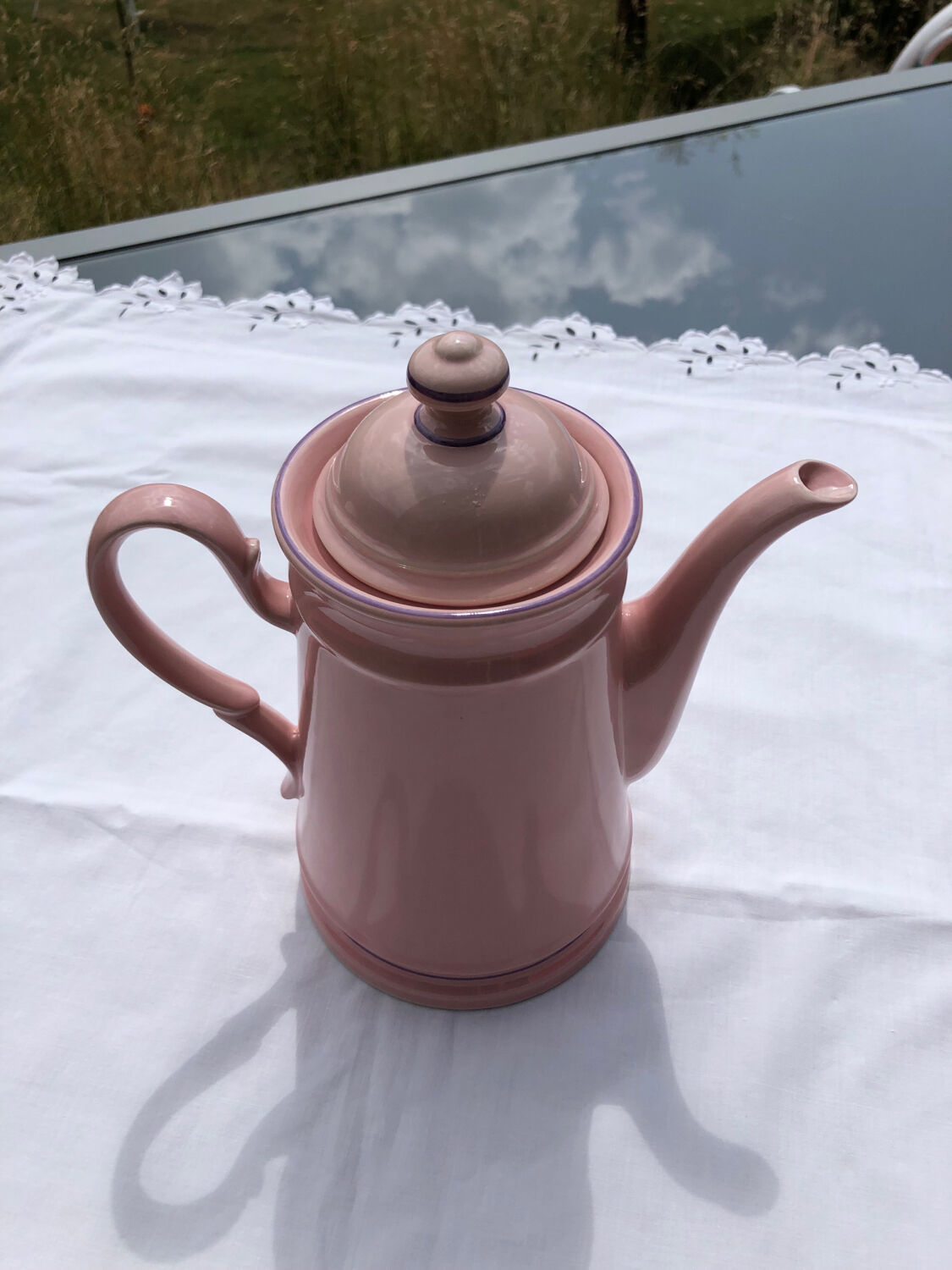 Floral pattern coffee maker