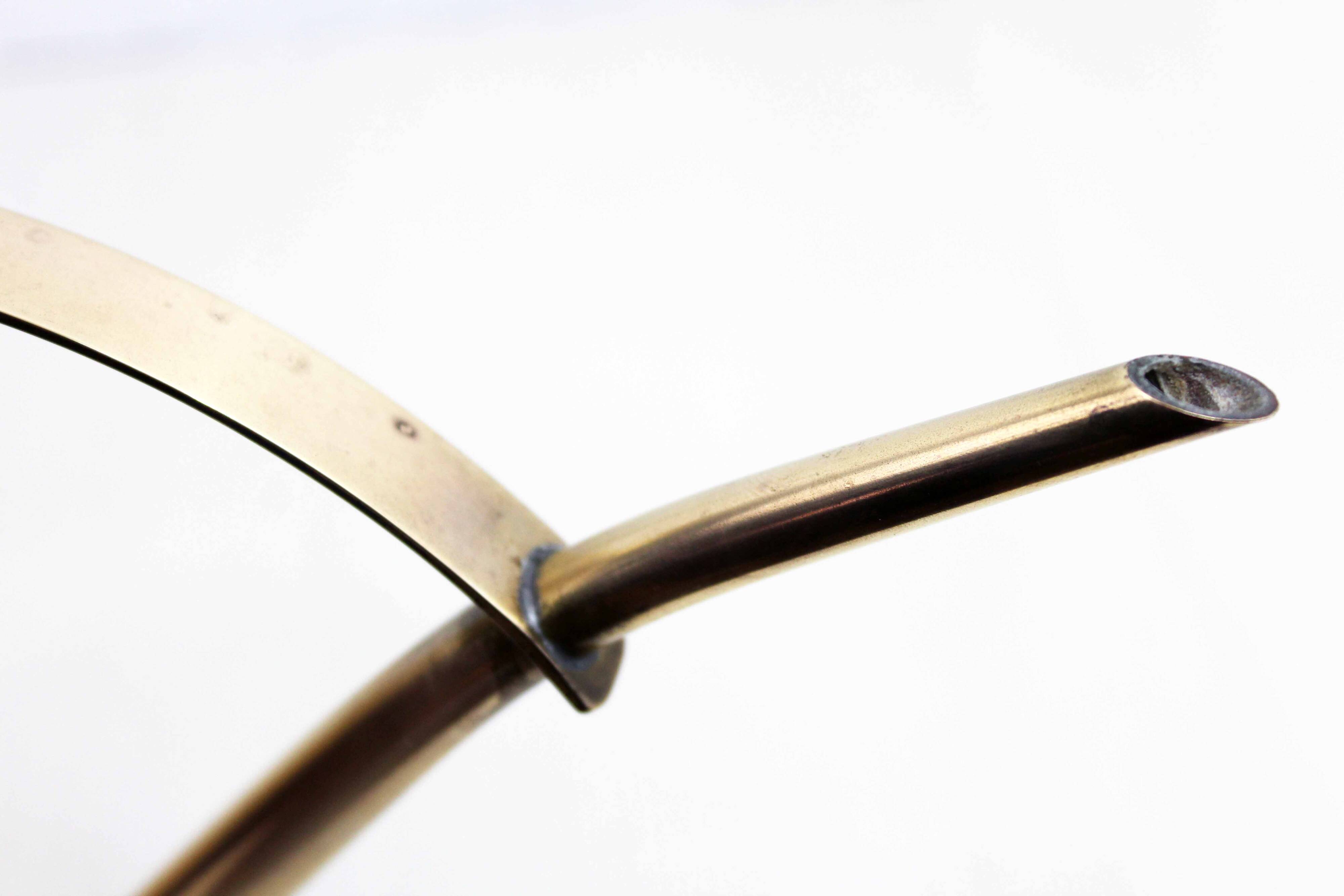 Vintage brass watering can