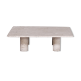 Table en travertin