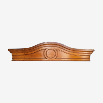 Pediment carved woodwork Napoleon style ep 19th
