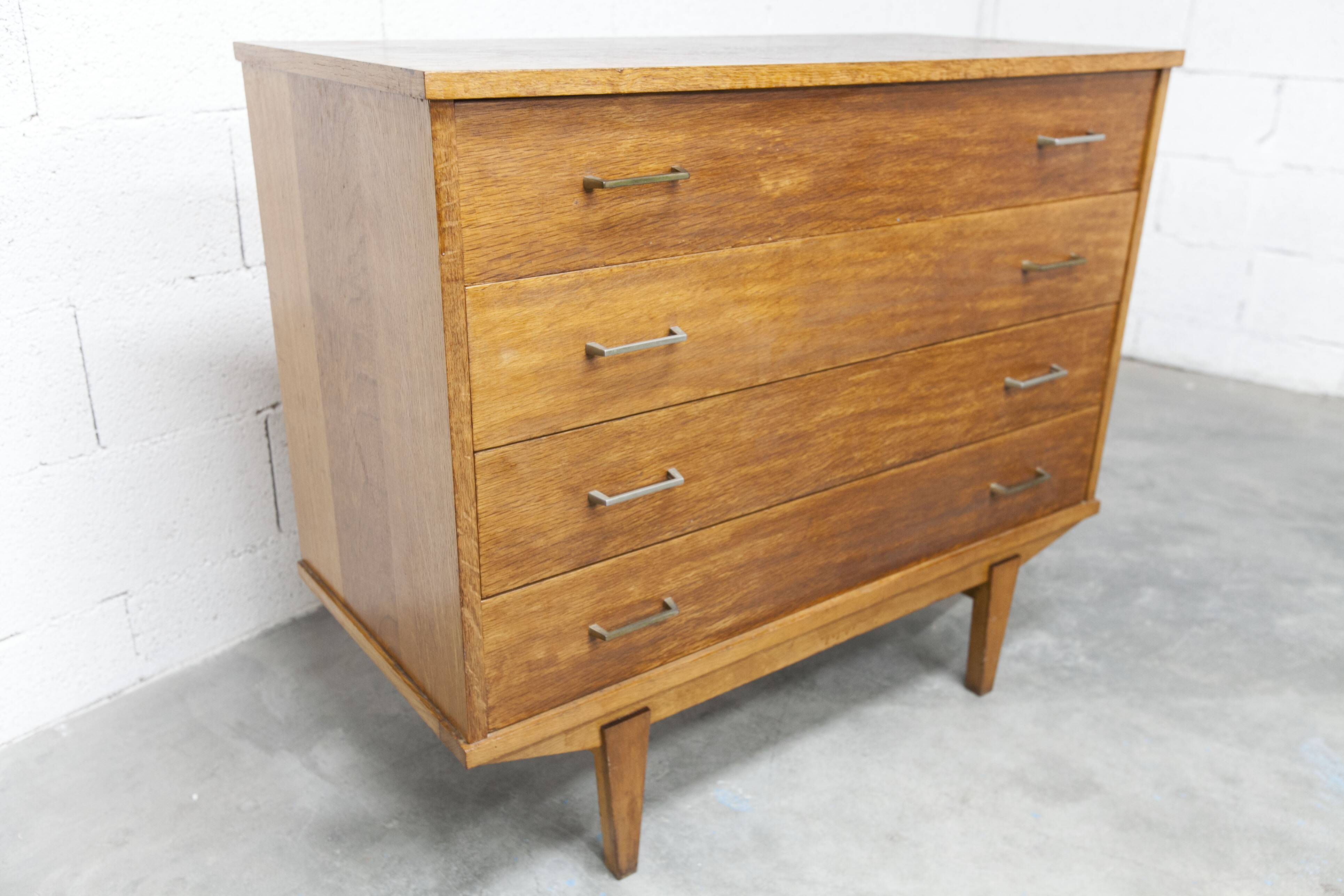 Commode scandinave 1960 4 tiroirs