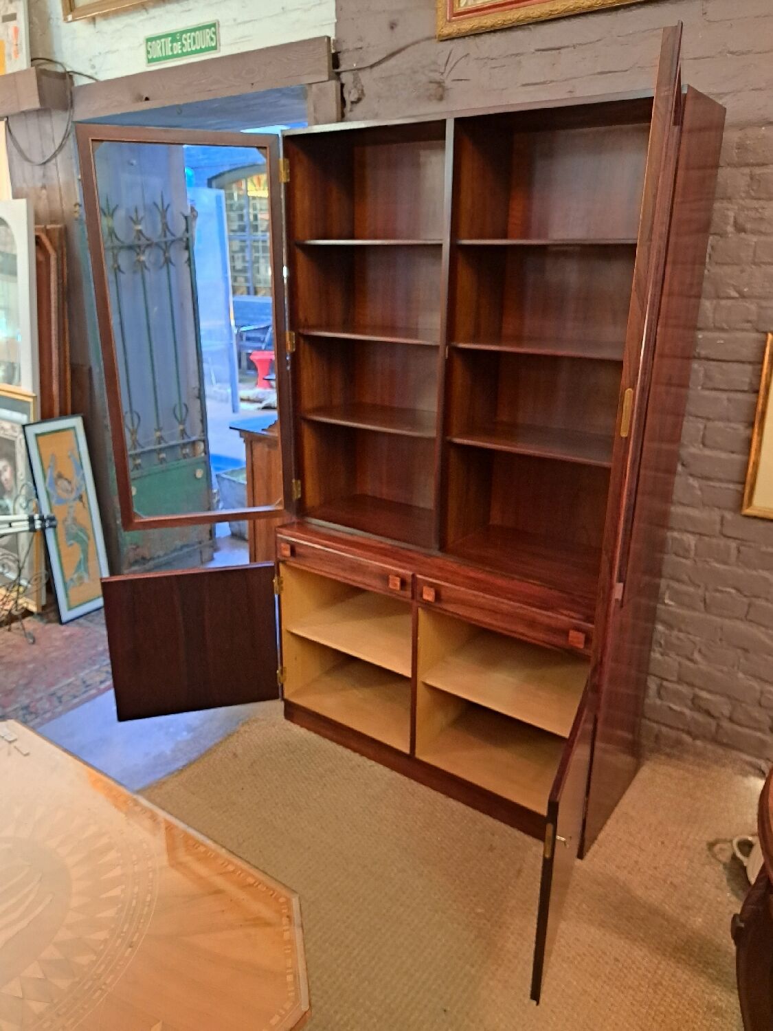 O.Bank Larsen Rosewood Bookcase