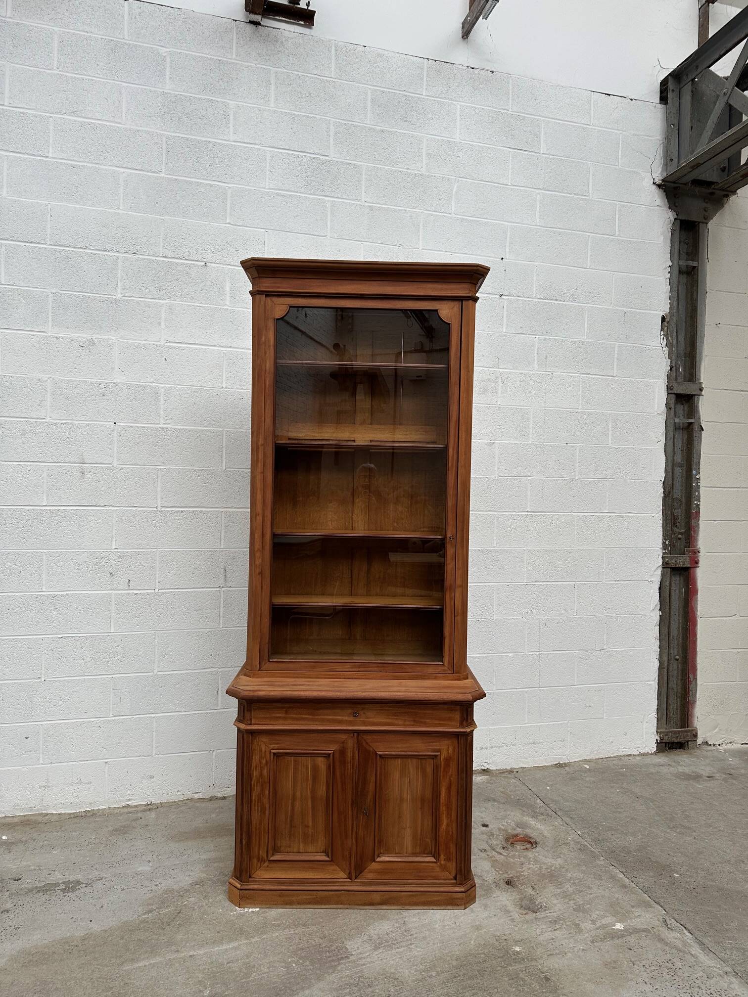 Large mahogany display case