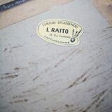 Poster framed "along the seine"