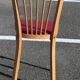 Suite de 4 chairs Bistro Baumann 60s No. 12 red skai (very good condition)