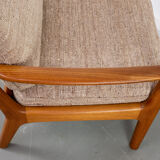 Vintage teak lounge chair by Juul Kristensen, 1960s