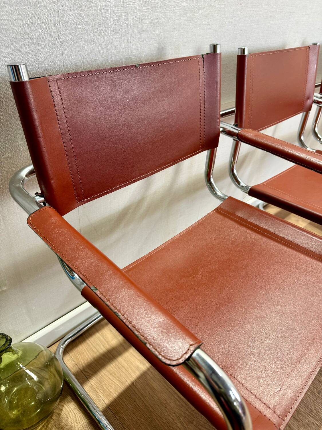 4 S34 armchairs in Marc Stam style