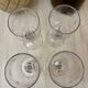 Lot de 4 verres à vin ou liqueur vintage