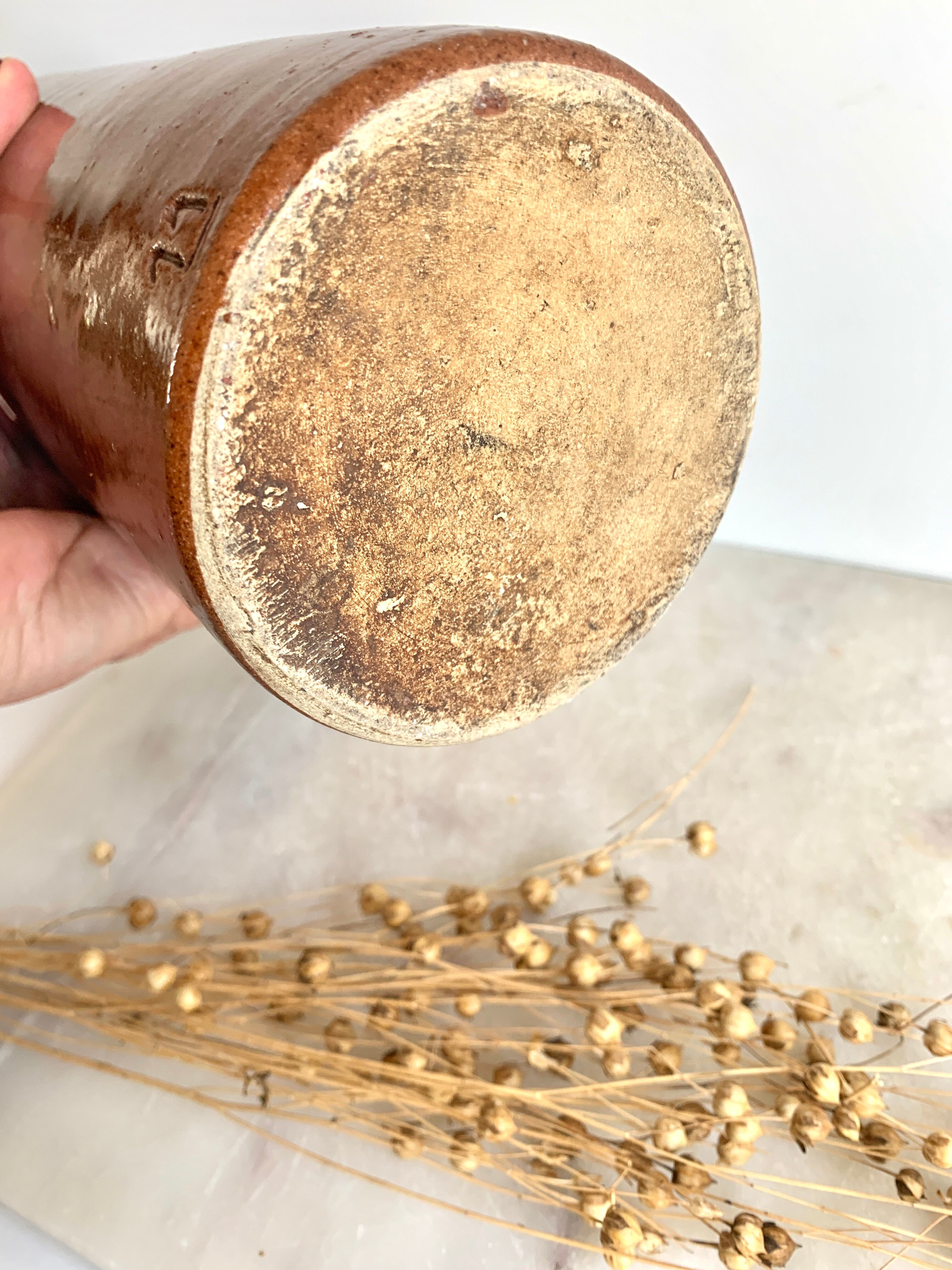 Brown sandstone bottle