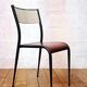 Vintage Mullca leather chair, 50s