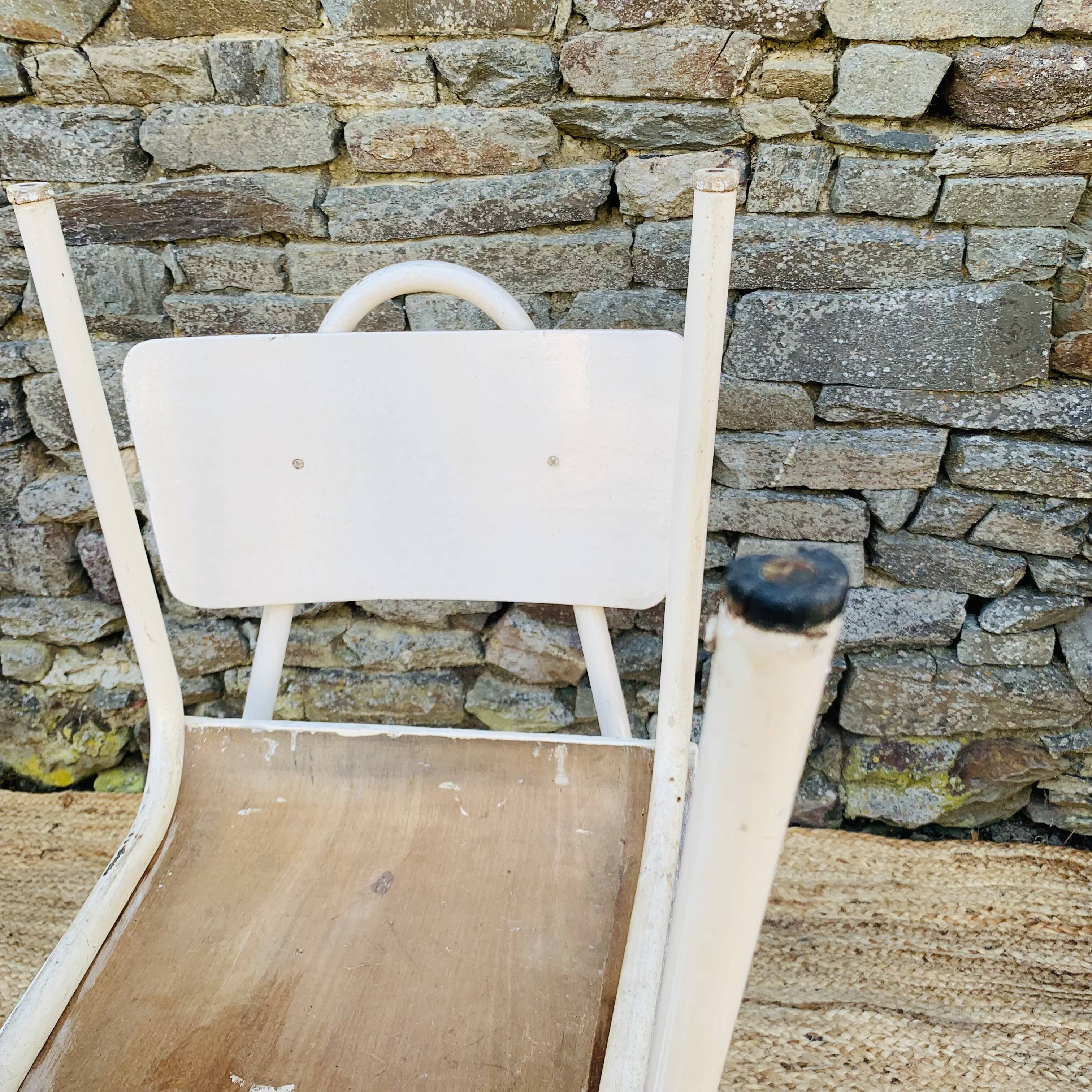 Pair of white chairs