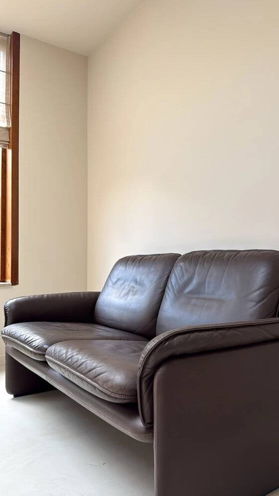 Vintage DS-61 leather 2-seater sofa by de Sede