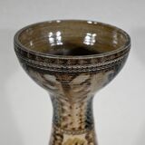 Vase en Grès de Sel, signé J-C. Courjault pour Keraluc Quimper - 1960