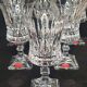 6 water glasses from the Cristallerie Royale de Champagne-Bayel.