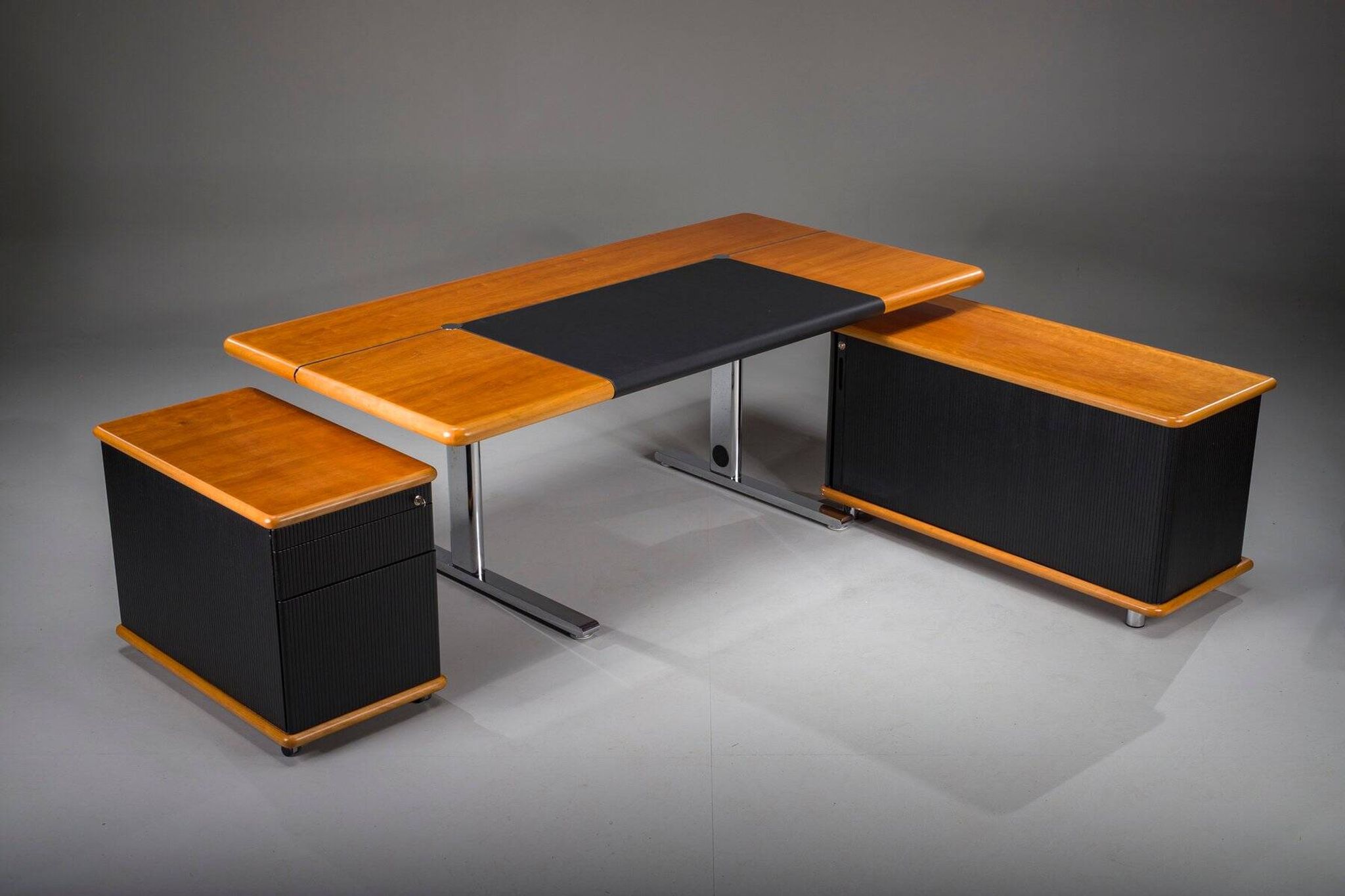 Executive office set from Walter Knoll / Wilhelm Knoll, Germany, 1970s, set of 3