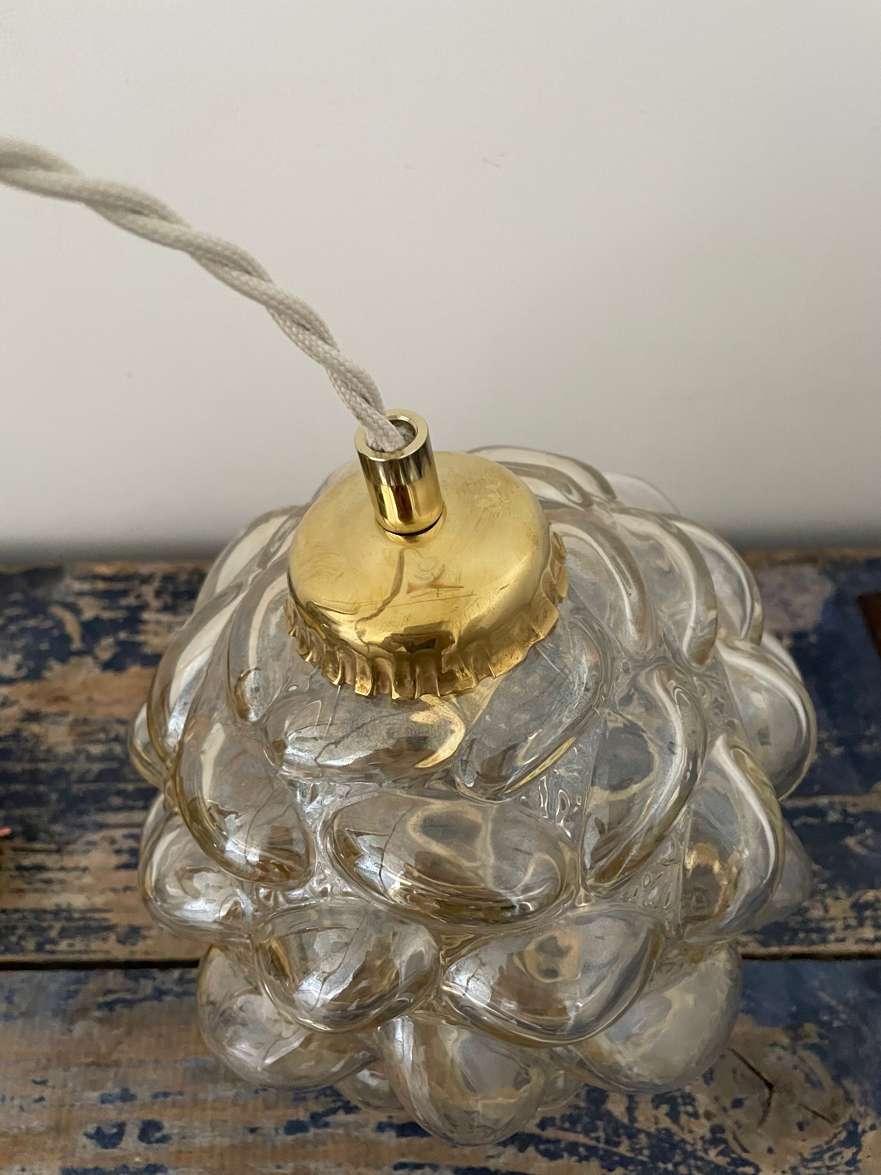 Electrified amber bubble suspension to nine