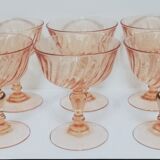 6 glasses of champagne model "Rosaline"