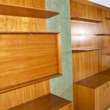 Système mural modulable teck scandinave années 60'