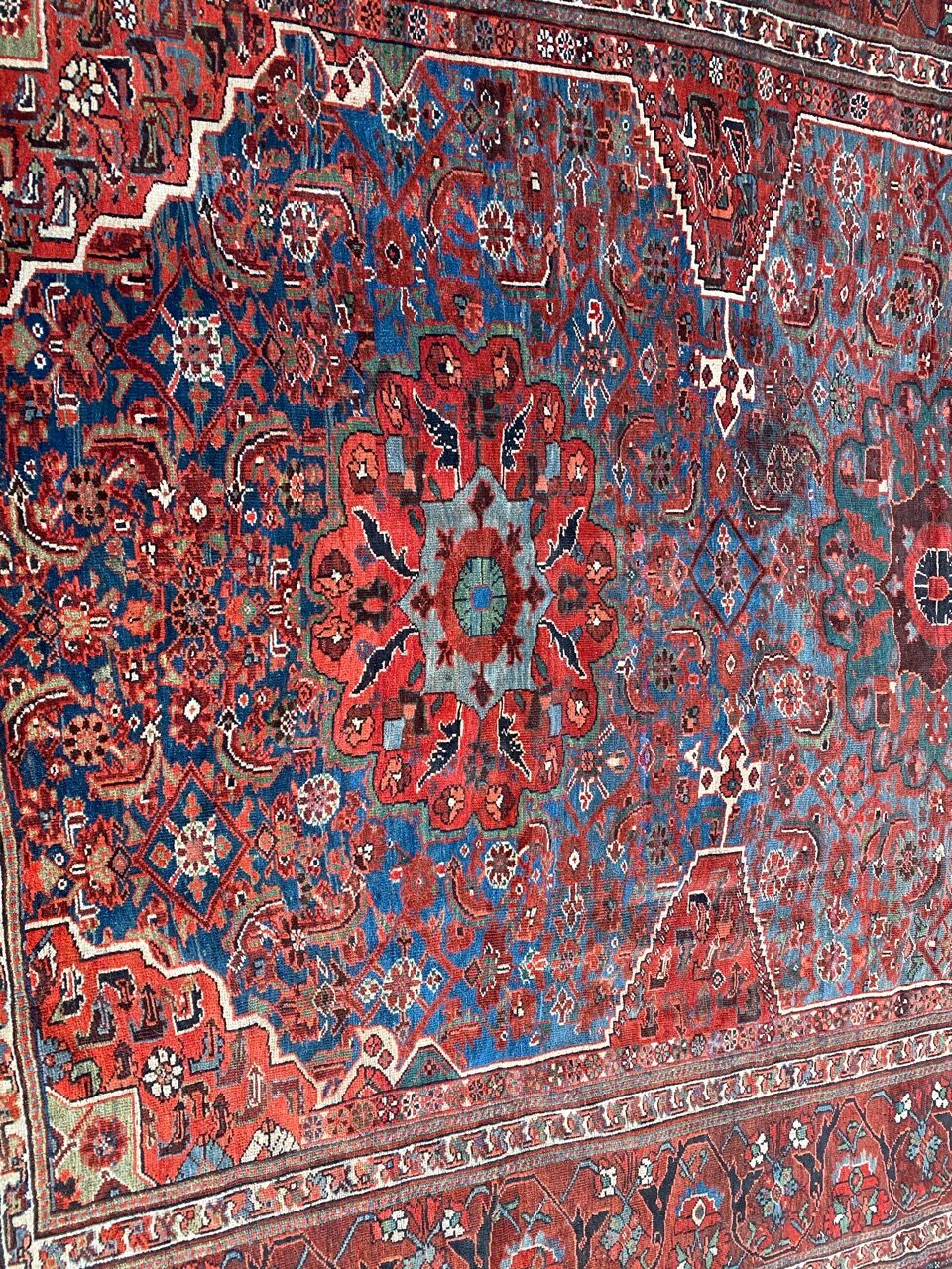 Nice old Persian carpet Afshar 220x298 cm