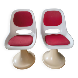 Pair of designer chairs Friedrich Stuckenbroker 70