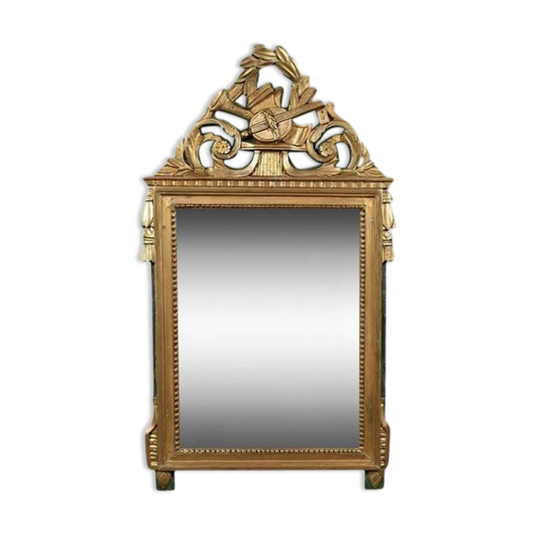 Miroir en bois doré, style Louis XVI – début XXe