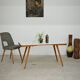 White opaxit coffee table by Jiri Jiroutek for Cesky Nabytek 1960