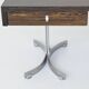 Trau Arredamenti Metallici S.P.A. large desk in rosewood Italy 1960