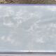 Chimney firewall 3 shutters glass brass nickeled 1930-1940s