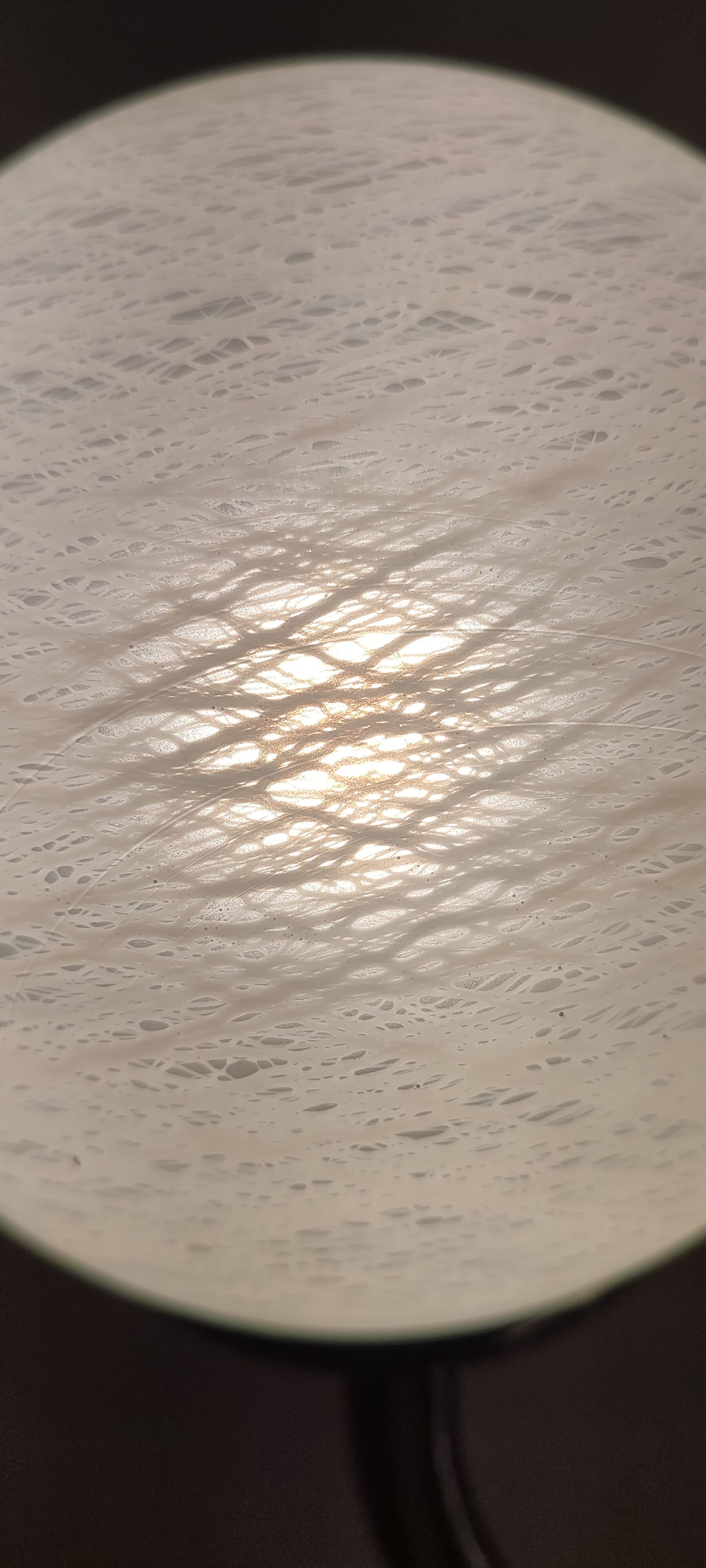 Metal and glass pendant lamp, Italy, 1970s