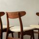 Set of 4 CH30 dining chairs by Hans J. Wegner for Carl Hansen & Søn