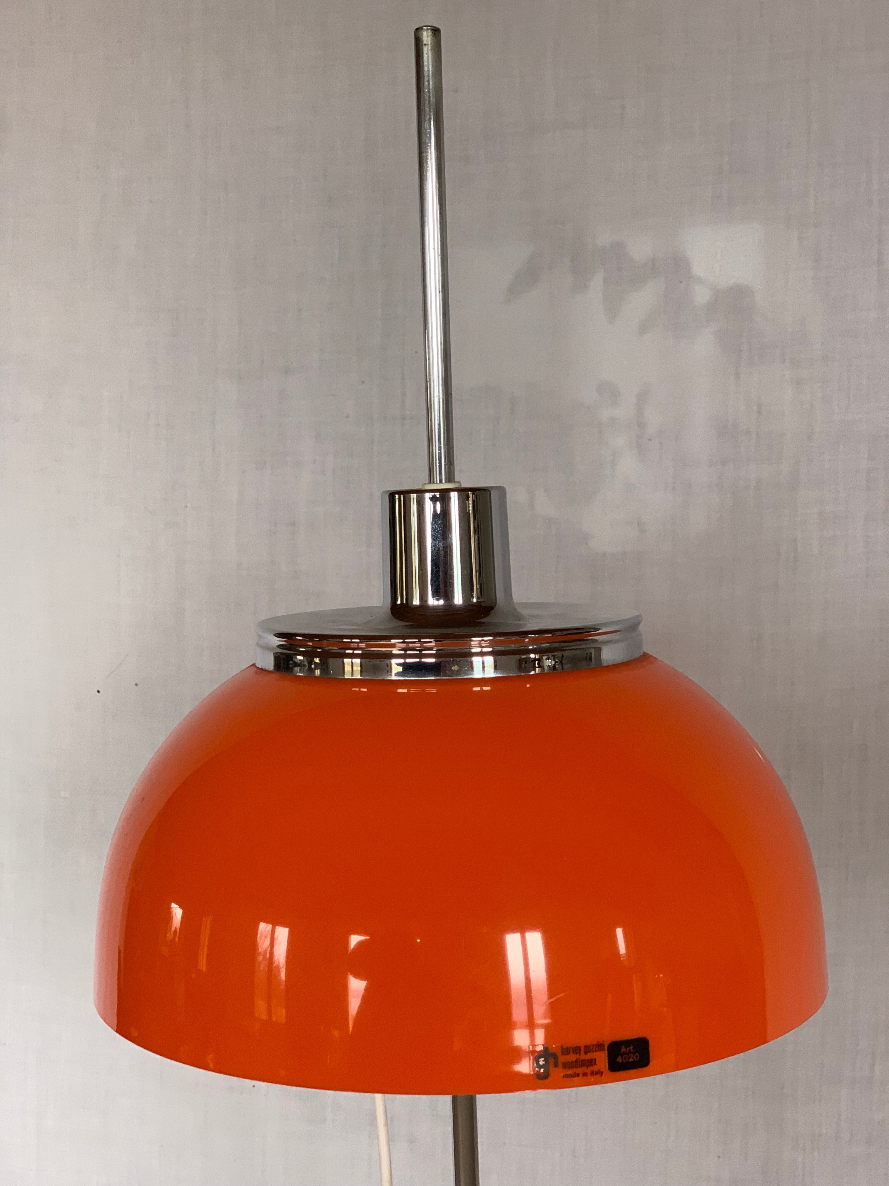 Faro floor lamp by Harvey Guzzini, 1970s