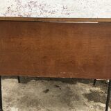 Modernist desk compass feet with drawer box