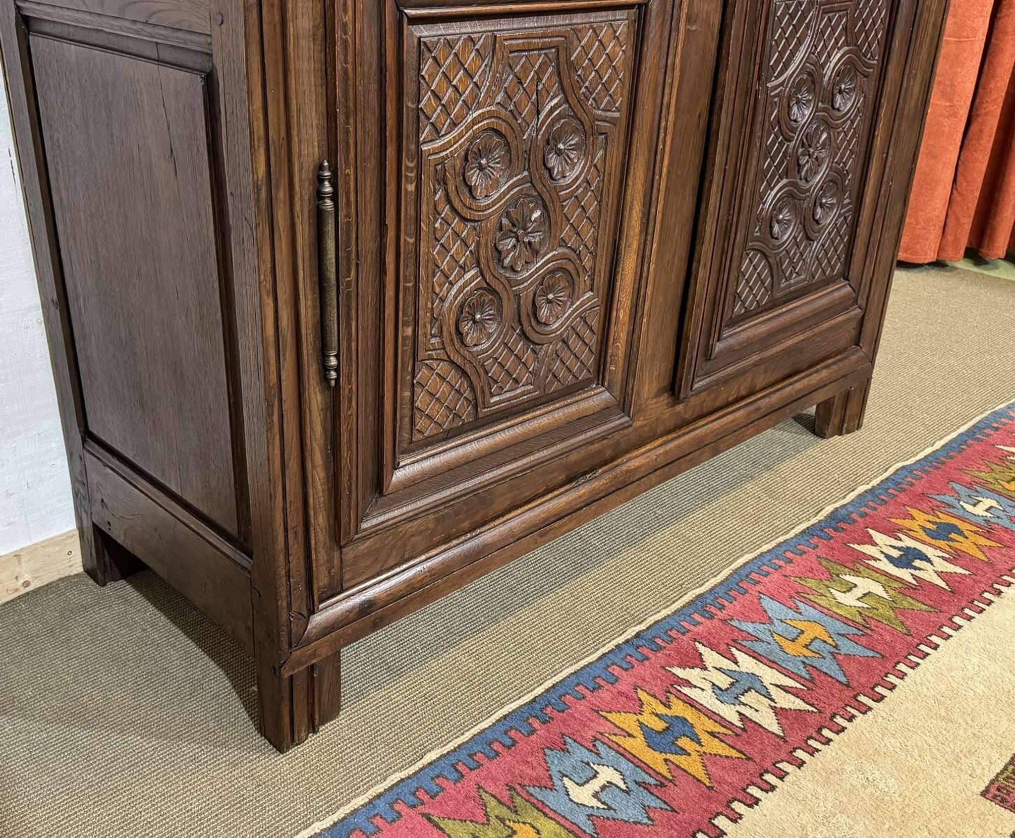 18th-century oak wardrobe