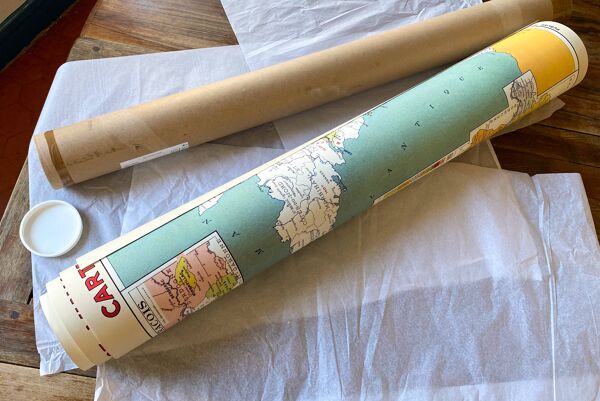 Carte de la France vinicole en 1949