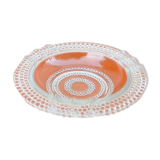 1970s ashtray transparent glass decor pearl tips