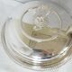 Rare large English silver-plated vegetable dish with compartments