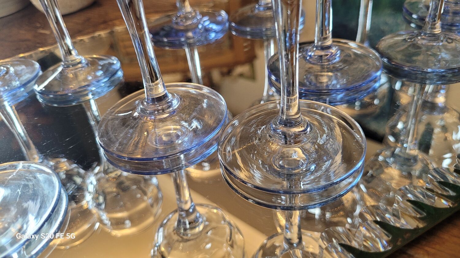 Art deco stemware
